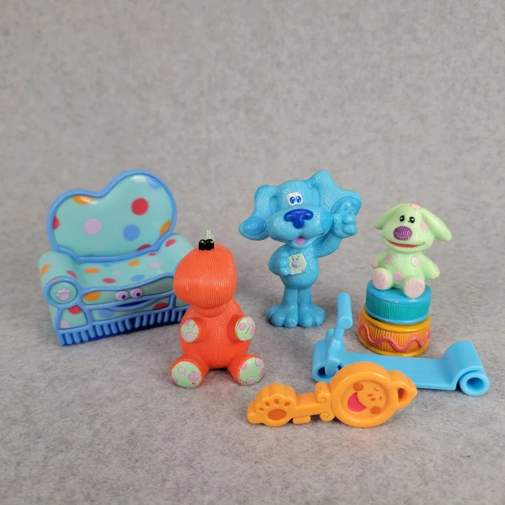 Mattel Blues Room Playset Kids Portable Carry Case Figures 2003